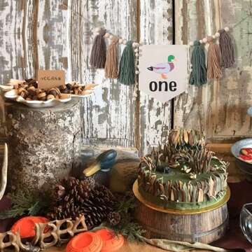 Lucky Duck Tassel High Chair Banner - Mallard Duck 1st Birthday Party Decorations, Duck Hunting 1st Birthday High Chair Tassel Banner, Duckling Baby Shower Party Decorations, A Lucky Duck Themed Birthday Banner