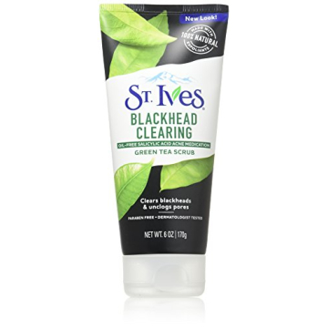 St. Ives Blackhead Clearing Scrub, Green Tea 6 oz (Pack of 4)