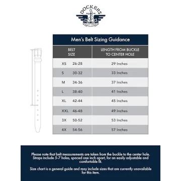 Dockers Men's Leather Braided Belt Adjustable Stylish