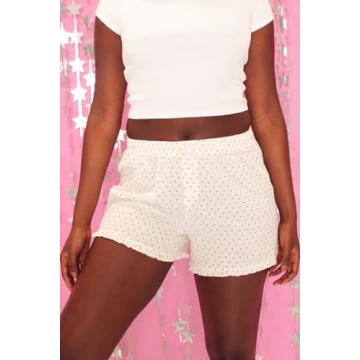 KMBANGI Women’s Y2K Floral Print Pajama Shorts