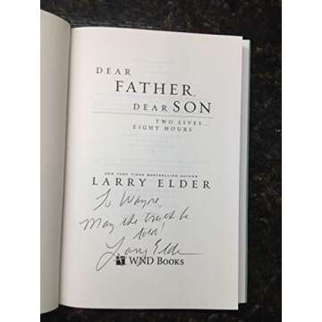 Engaging Autographed Memoir by Larry Elder