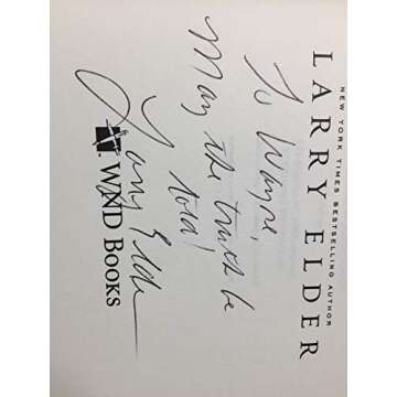 Engaging Autographed Memoir by Larry Elder