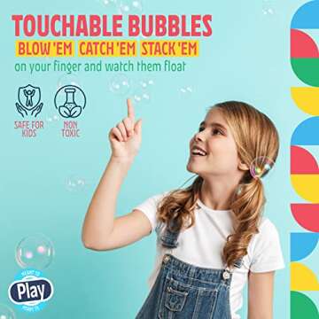 Dazzling Toys Bubble Test Tube – Pack of 6 Bubble Wands with Liquid Tubes for Kids, Cool Outdoor Game Supplies for Children, Party Favor Stuff, Gifts for New Year & Birthday, Summer Toy for Toddler