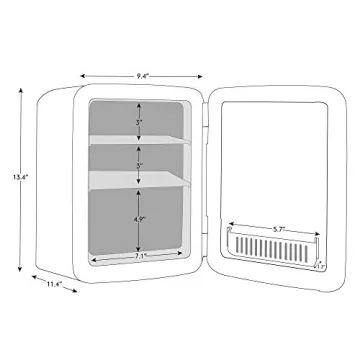 Portable Mini Fridge - Eco Friendly Beauty Cooler & Warmer