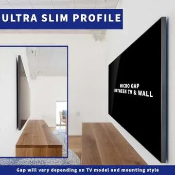 VIVO Micro-Gap Flat TV Wall Mount Designed for 43 to 85 inch 2021-2023 Samsung Neo QLED (Excluding QN95C Series), and More, Ultra Slim Profile, Mount-TVSG1