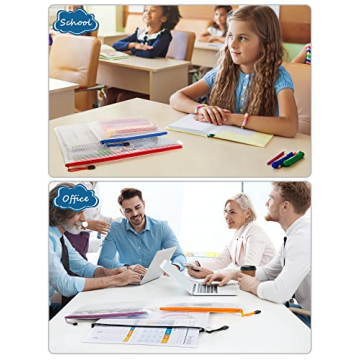 JARLINK 40pcs Waterproof Zipper Pouches for Organizing