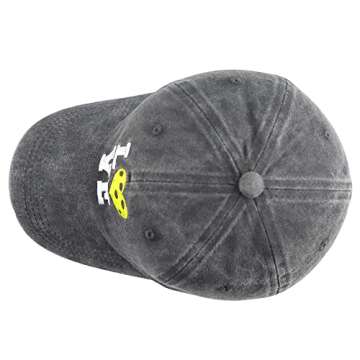 KKMKSHHG Pickleball Gifts for Men Women, Funny Dink Pickle Ball Lovers Hats, Adjustable Embroidered Distressed Washed Pickleball Accessories Baseball Cap, Birthday Gifts Equipment for Mom Dad