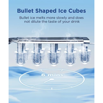 COWSAR Portable Ice Maker for Home and Camping