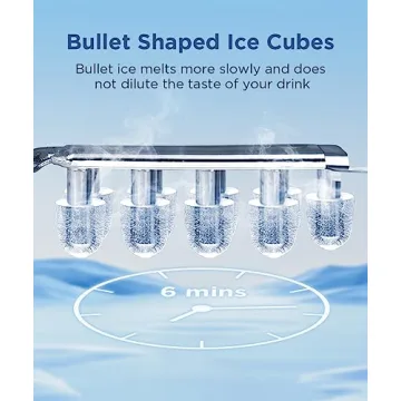 COWSAR Portable Ice Maker for Home and Camping