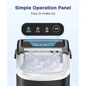 COWSAR Portable Ice Maker for Home and Camping