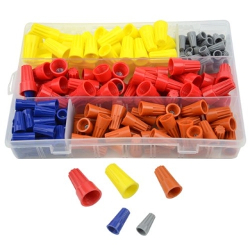 XINGYHENG 200Pcs Electrical Wire Connecting Screw Twist Connector Cap Assortment Set