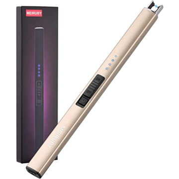 MEIRUBY Lighter: Chic Electric Candle Lighter, USB Rechargeable & Windproof