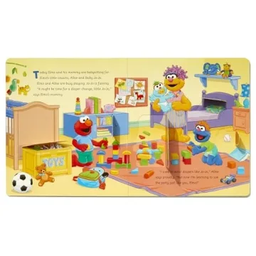 Sesame Street Potty Training Lift-the-Flap Book P is for Potty