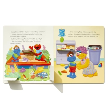Sesame Street Potty Training Lift-the-Flap Book P is for Potty