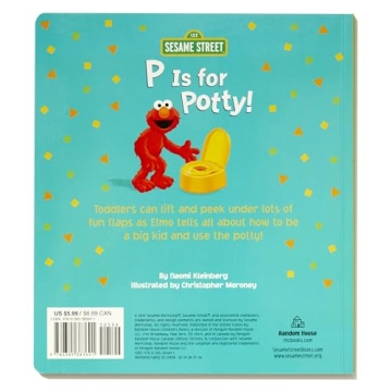 Sesame Street Potty Training Lift-the-Flap Book P is for Potty