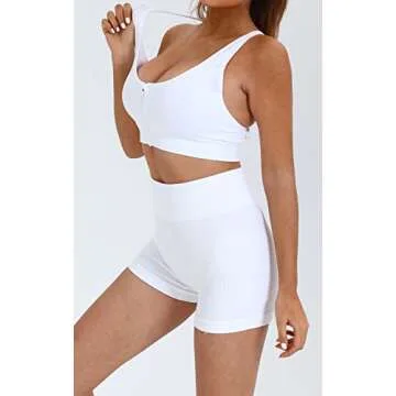 AKAMC Women's Zip Front Sport Bras,Adjustable Straps Padded Criss Cross Cropped Bras for Yoga Workout Fitness,X-Large