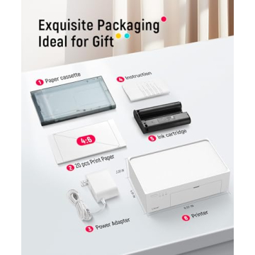 Liene 4x6 Photo Printer - Compact Wi-Fi Instant Photo Printing