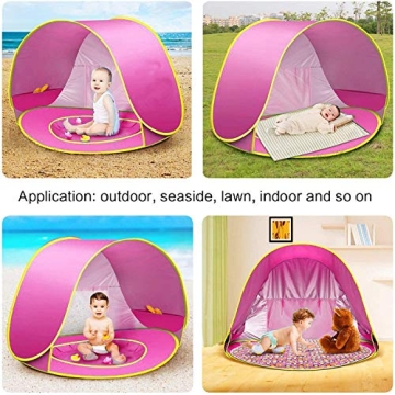 Baby Beach Tent with 50+ UPF UV Protection for Infants