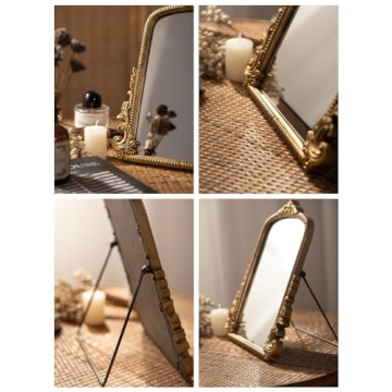 Vintage Vanity Makeup Desk Mirror for Stylish Decor