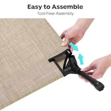 Veehoo Elevated Dog Yard Bed for Large Dogs - 49x33"