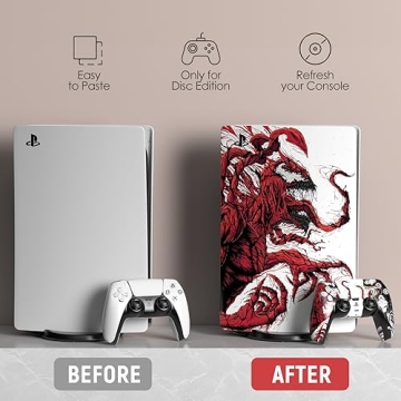 TESSGO PS5 Skin Set Anime Console & Controller Vinyl Sticker