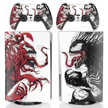 TESSGO PS5 Skin Set Anime Console & Controller Vinyl Sticker