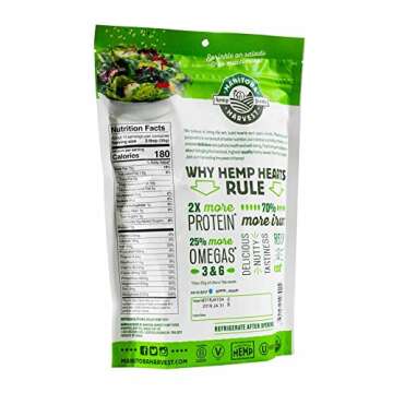 Manitoba Harvest Organic Hemp Hearts - Nourishing Superfood for Your Recipes