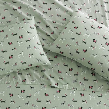 Laura Ashley King Flannel Sheet Set for Ultimate Comfort