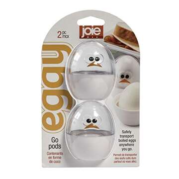 Joie MSC International Eggy Go Pods, Set of 2, One Size, White