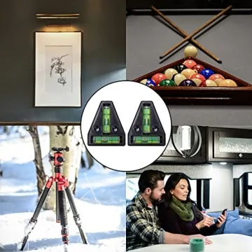 Homeon Wheels 2 Pack T Level Bubble Level for RVs