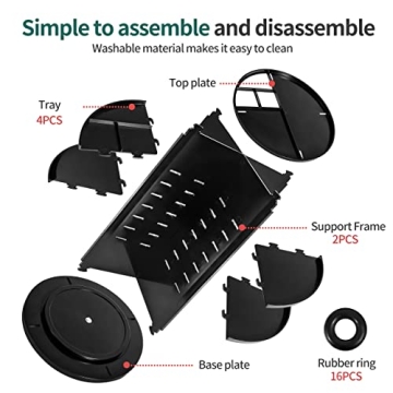 Seinlife 360° Rotating Makeup Organizer for All Spaces