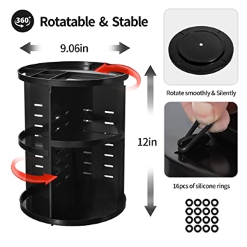 Seinlife 360° Rotating Makeup Organizer for All Spaces