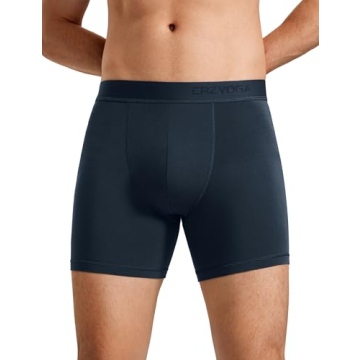 CRZ YOGA Men's Ultra-Soft Moisture Wicking Boxer Briefs