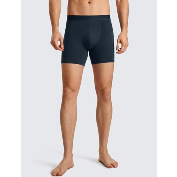 CRZ YOGA Men's Ultra-Soft Moisture Wicking Boxer Briefs