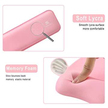 Ergonomic Memory Foam Wrist Rest Set for Home Office Gaming