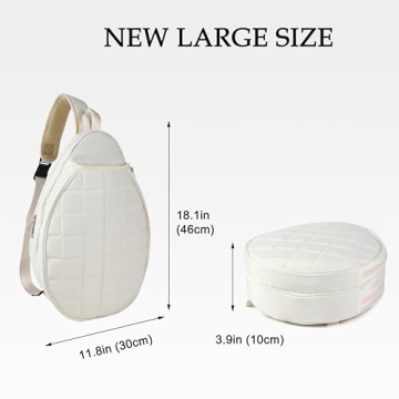 Rejolly Water-Resistant Tennis Crossbody Bag for Sports & Daily