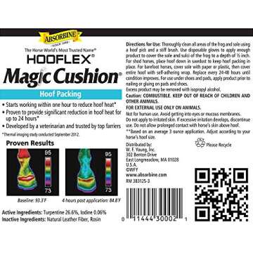 Absorbine Hooflex Magic Cushion for Hoof Relief - 2 lb Tub
