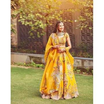 Niya Fashion Bridal Lehenga Choli for Women Ready to Wear Indian Partywear Lehenga for Women