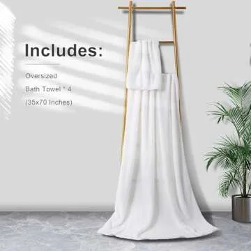 Smuge Bath Towel Set - Soft, Quick-Dry Microfiber Towels
