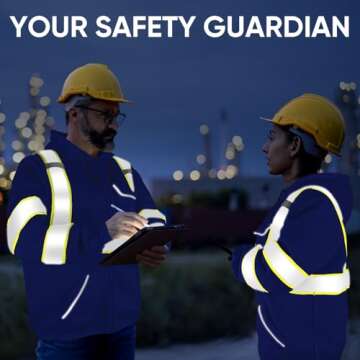 TICONN Safety Hoodie Jacket, High Vis Reflective Safety Fleece Hoodie, PPE Gear for Cold Weather Meet ANSI III (Blue, XL)