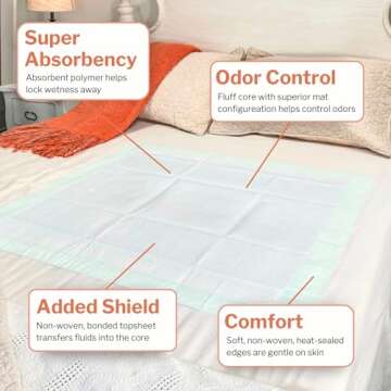 McKesson Ultra-Absorbent Disposable Underpads for All Ages