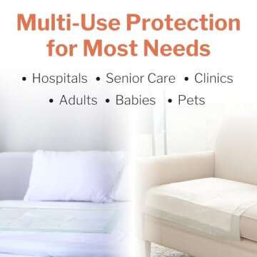 McKesson Ultra-Absorbent Disposable Underpads for All Ages