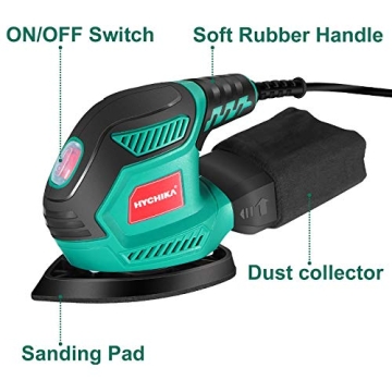 HYCHIKA Detail Sander Compact Electric Tool for Precision