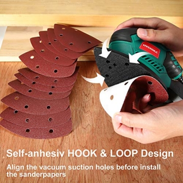 HYCHIKA Detail Sander Compact Electric Tool for Precision