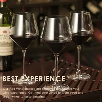 Coccot Wine Glasses Set of 6 - Premium Lead-Free Crystal