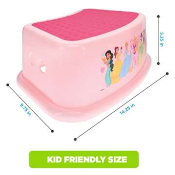 Disney Princess Potty Training Set Soft Cushion Step Stool