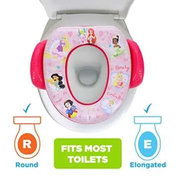 Disney Princess Potty Training Set Soft Cushion Step Stool