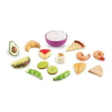 Learning Resources New Sprouts Multicultural Play Food Set - 15 Pieces, Ages 18+ Months Pretend Play...