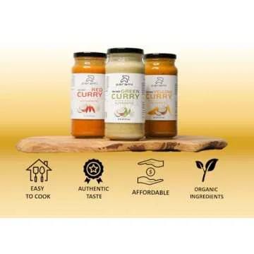 Parami Thai Curry Sauce Size 16 OZ (Gluten Free, Dairy Free, Nut Free) (Pack of 3, Red)