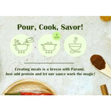 Parami Thai Curry Sauce Size 16 OZ (Gluten Free, Dairy Free, Nut Free) (Pack of 3, Red)